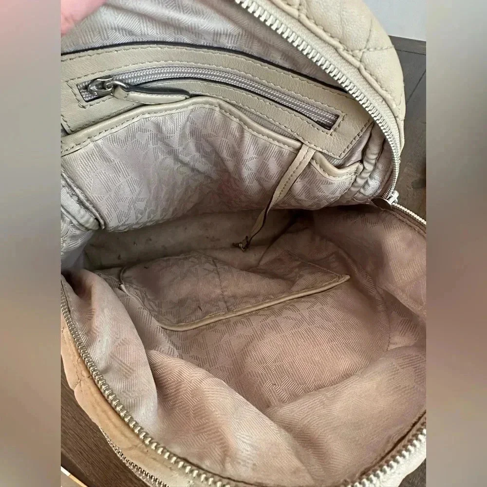 Michael Kors quilted backpack